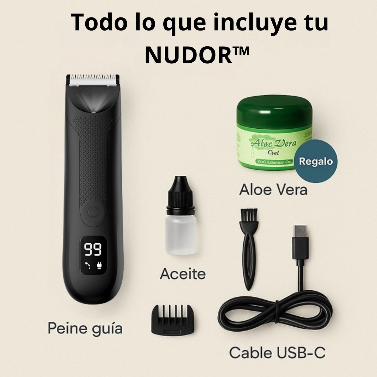 NUDOR™ – Recortadora íntima